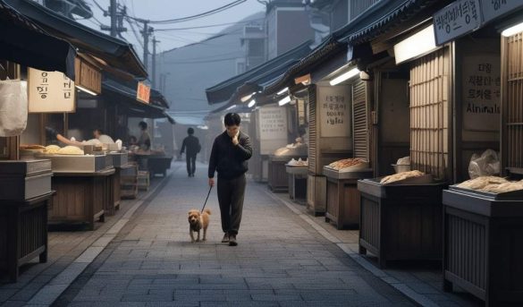 Kako Eating Dog Korea